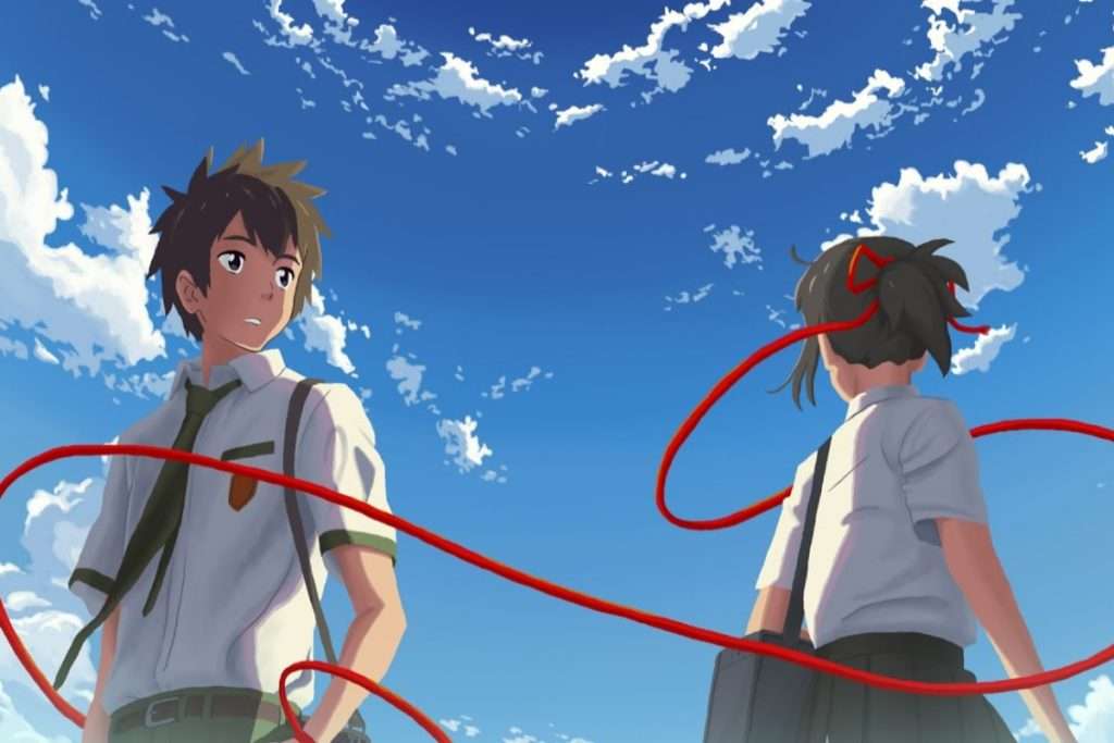 La leyenda del hilo rojo en la película japonesa ‘Your Name‘ de Makoto Shinkai