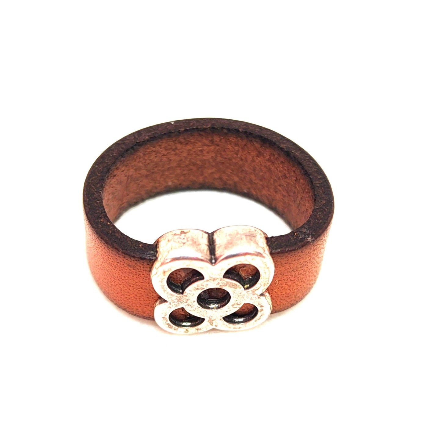 Anillo baldosa Barcelona plateado - Evam Joies