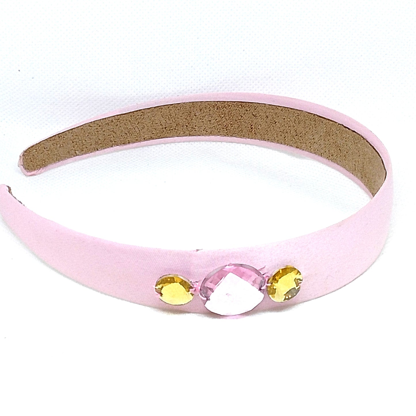Diademas niña raso con pedrería