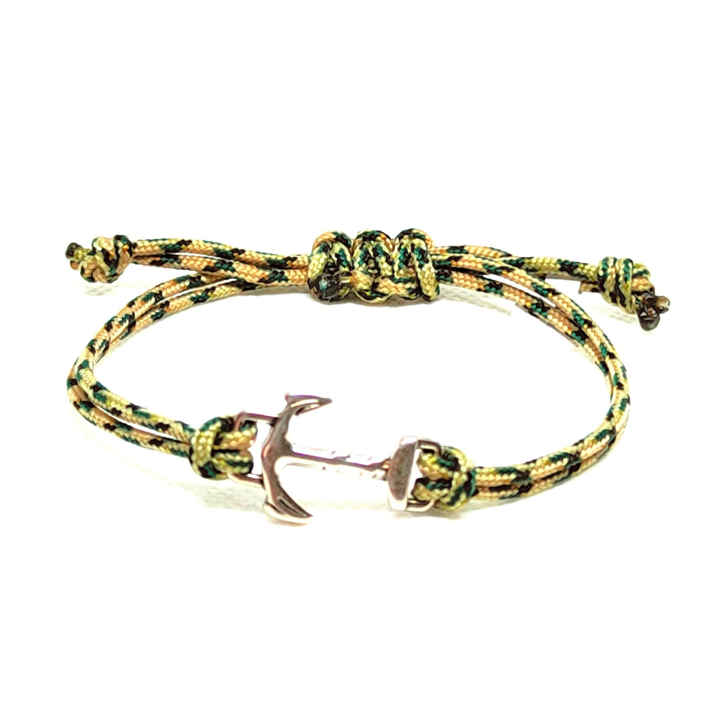 Pulsera hombre paracord y ancla - Evam Joies