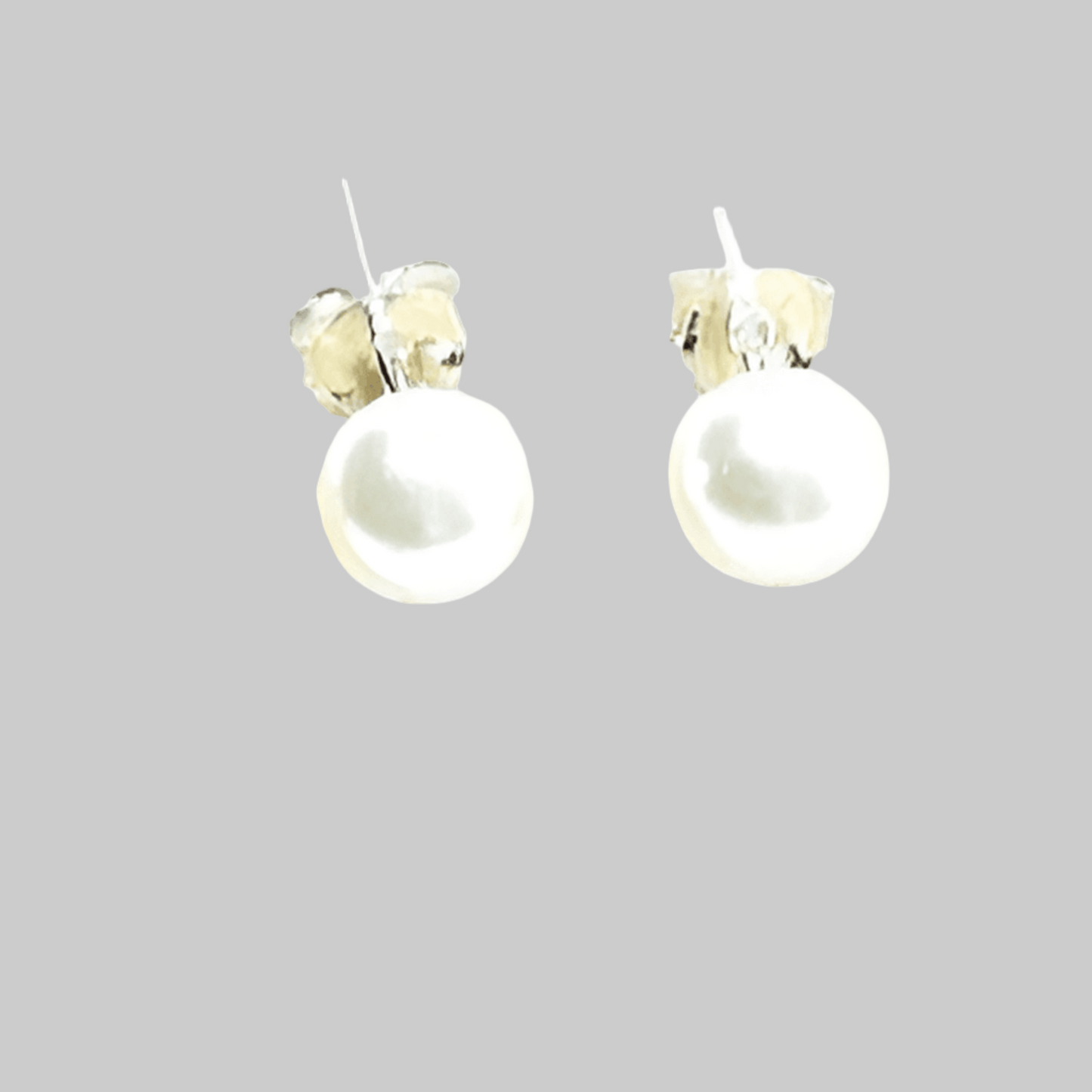 Pendientes de perlas plata - Evam Joies