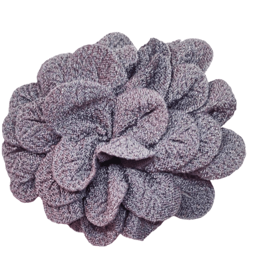 Broche flor de tela - Evam Joies