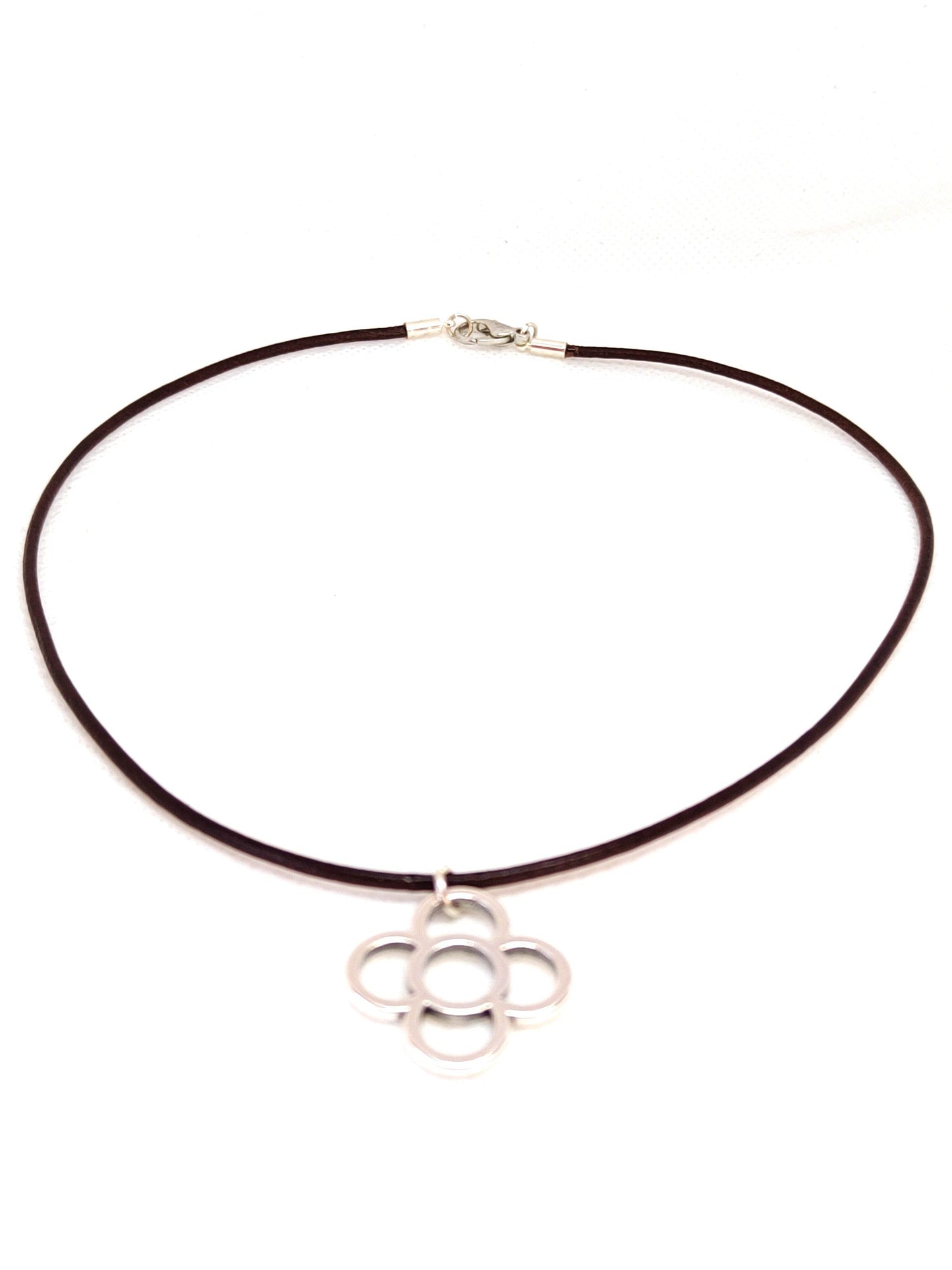 Collar baldosa flor de Barcelona - Evam Joies