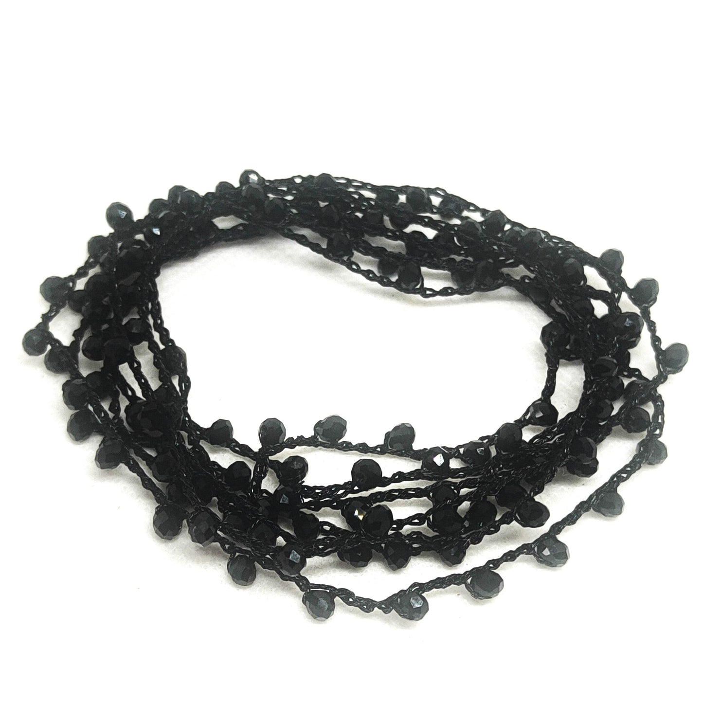Collares de ganchillo brillantes - Evam Joies