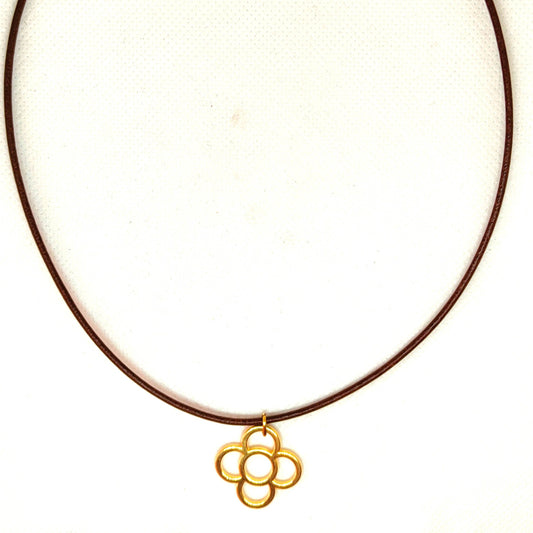 Collar baldosa flor de Barcelona - Evam Joies
