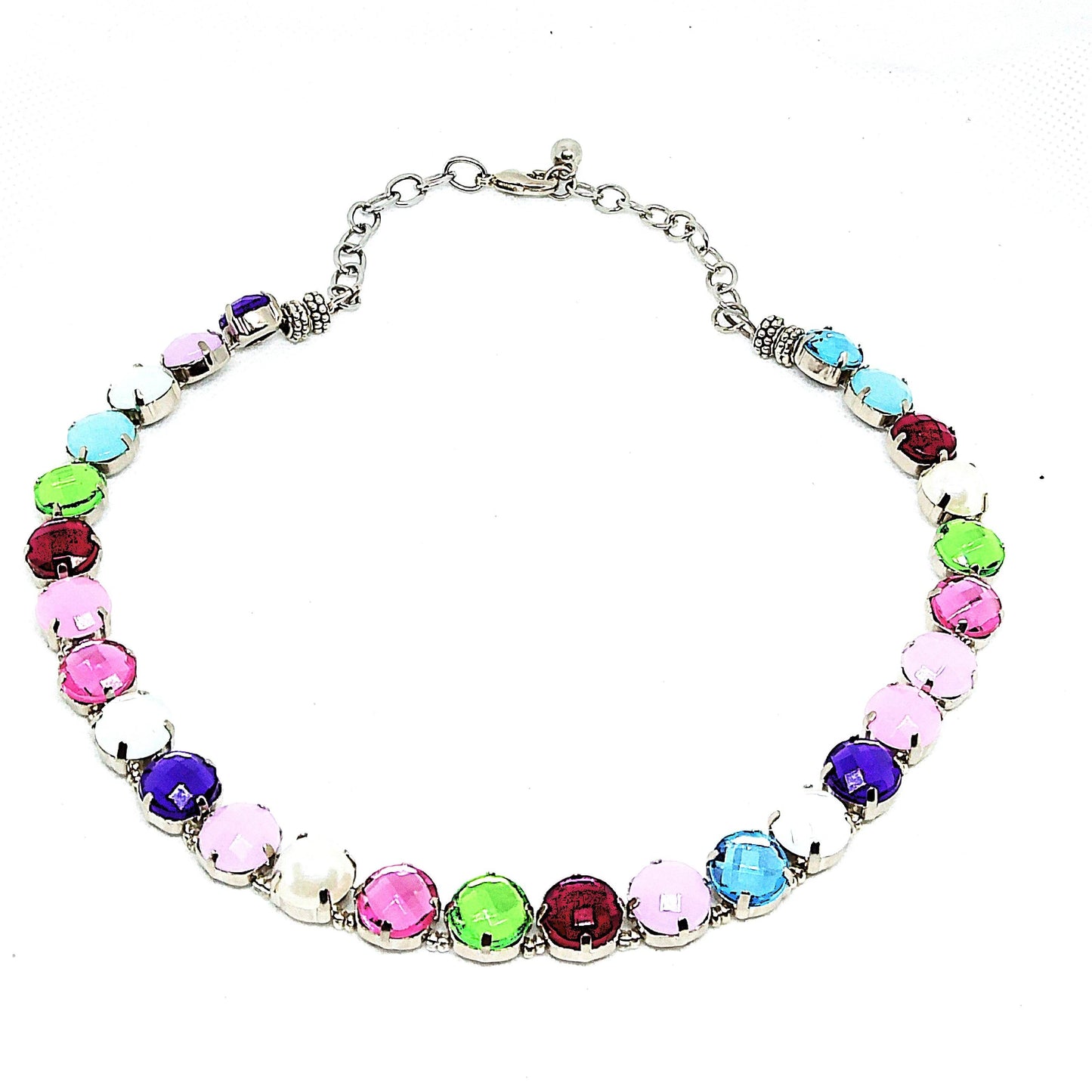 Collar strass colores - Evam Joies