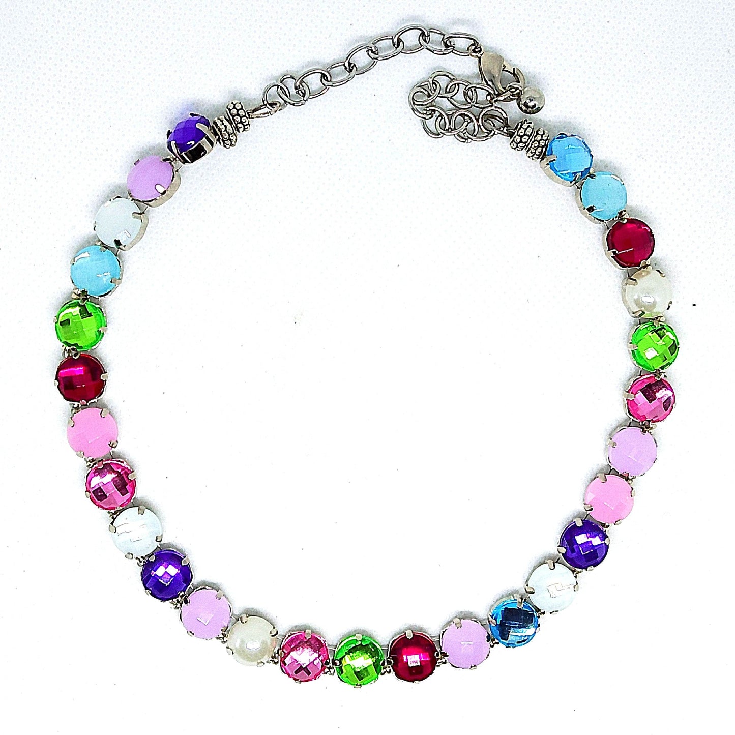 Collar strass colores - Evam Joies