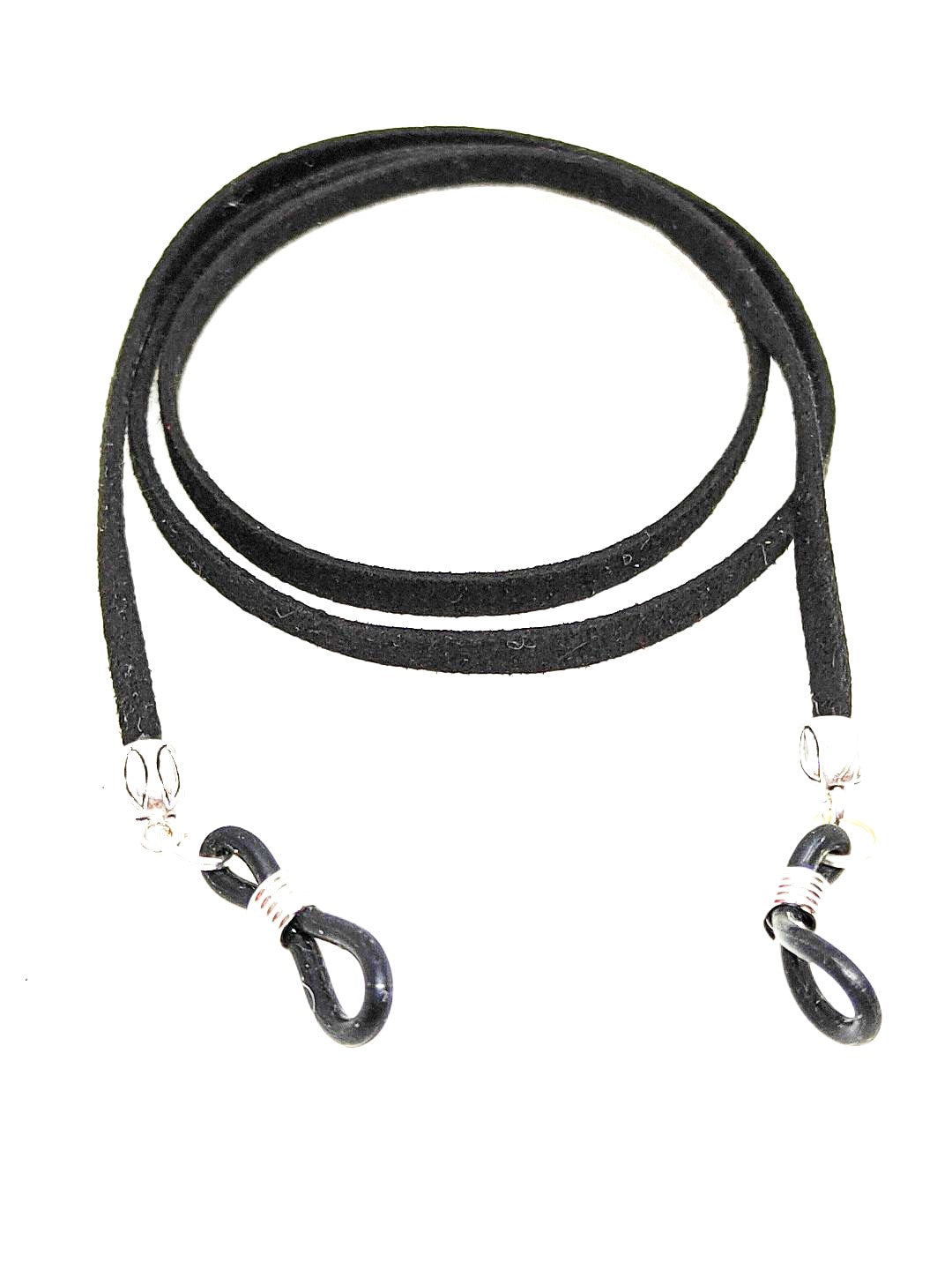 Cordón para gafas de antelina negro