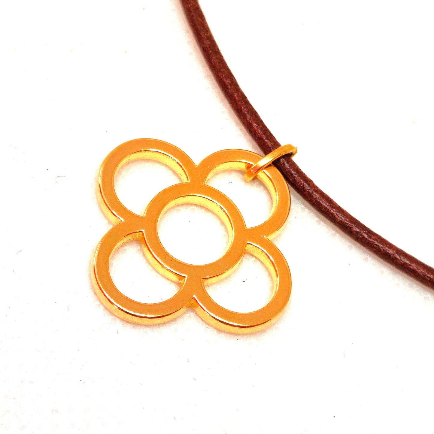 Collar baldosa flor de Barcelona - Evam Joies