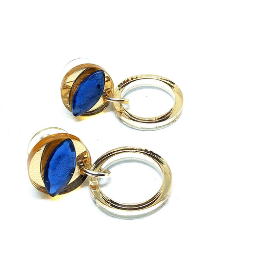 Pendientes espejo aro - Evam Joies