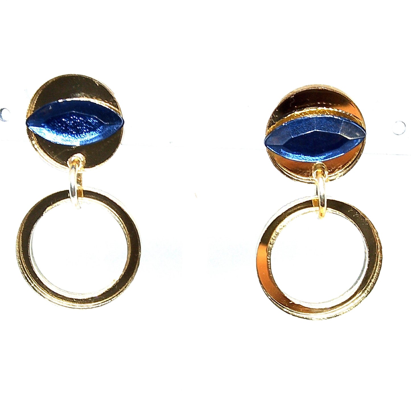 Pendientes espejo aro - Evam Joies