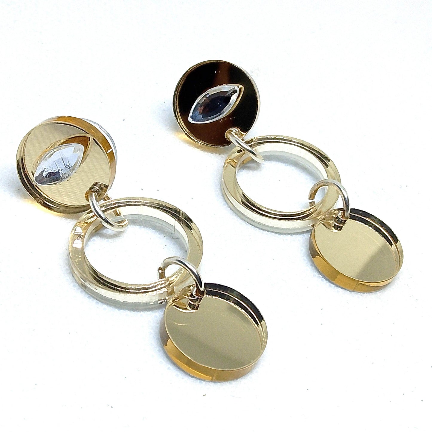 Pendientes metacrilato largos - Evam Joies