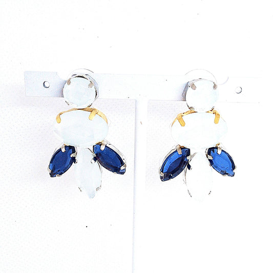 Pendientes piedras colores - Evam Joies