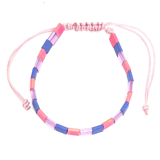 Bandera bisexual pulsera - Evam Joies