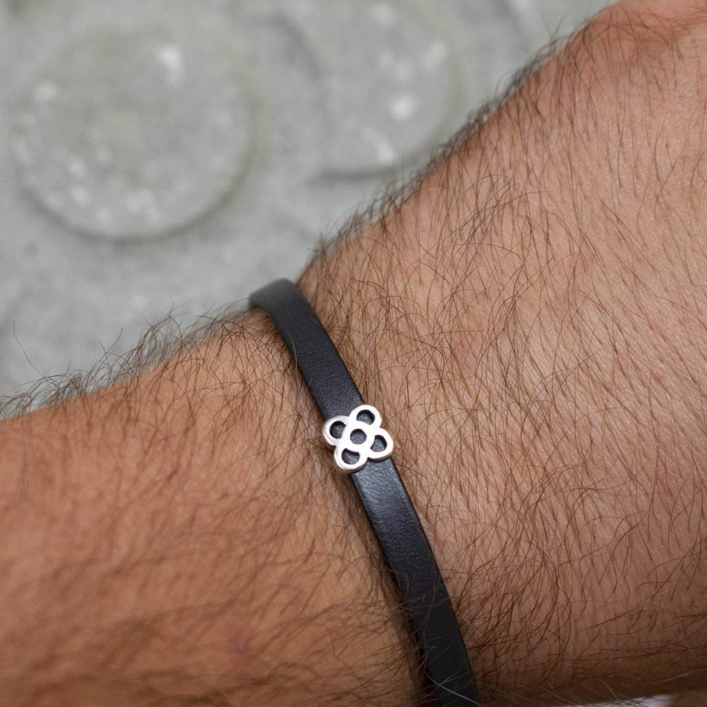 Pulsera hombre baldosa Barcelona - Evam Joies