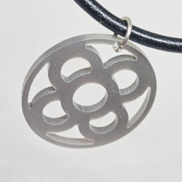 Collar panot Barcelona acrílico - Evam Joies
