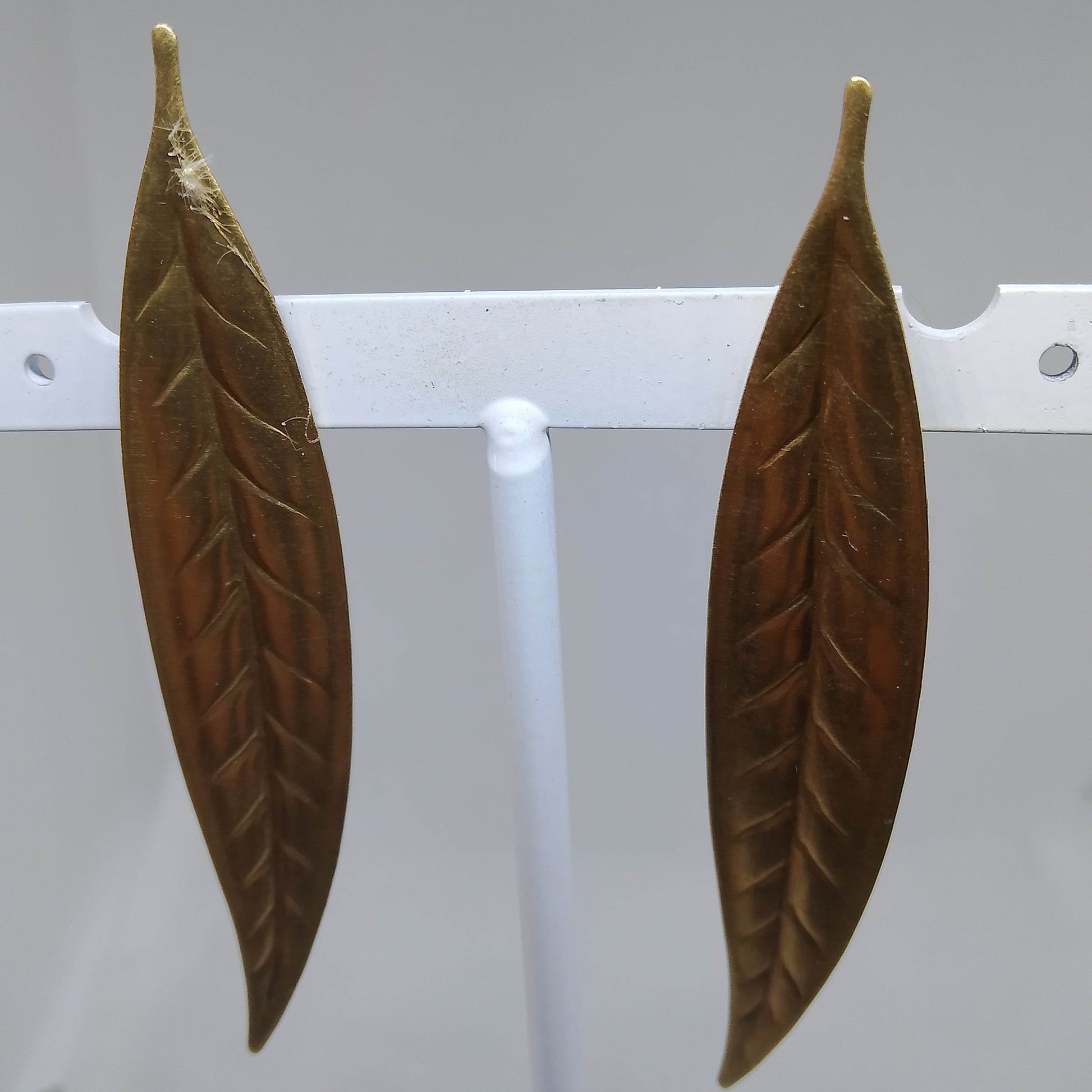 Pendientes hojas bronce - Evam Joies