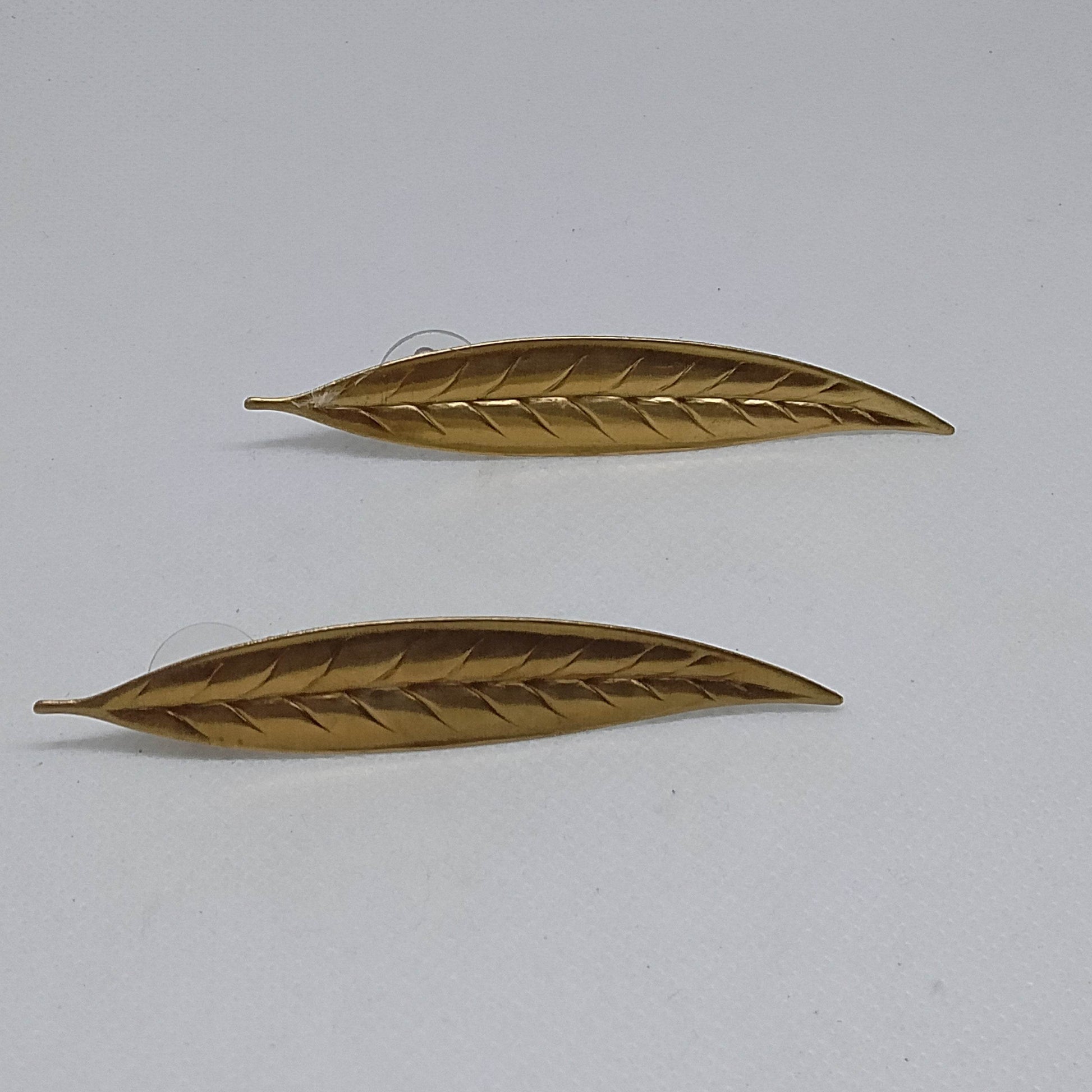 Pendientes hojas bronce - Evam Joies