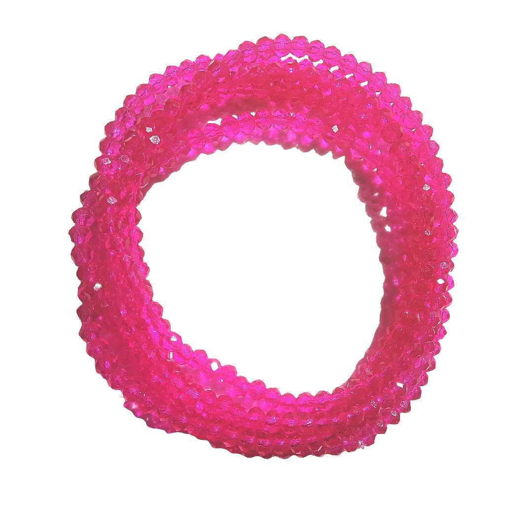 Collar largo bolitas elástico colores - Evam Joies