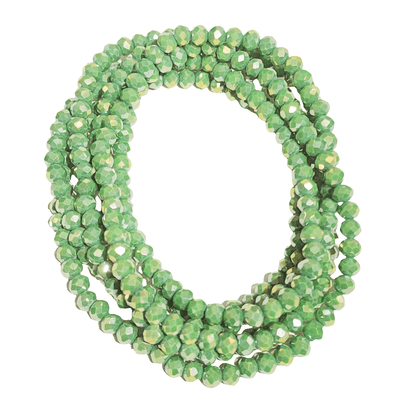Collar largo bolitas elástico colores - Evam Joies