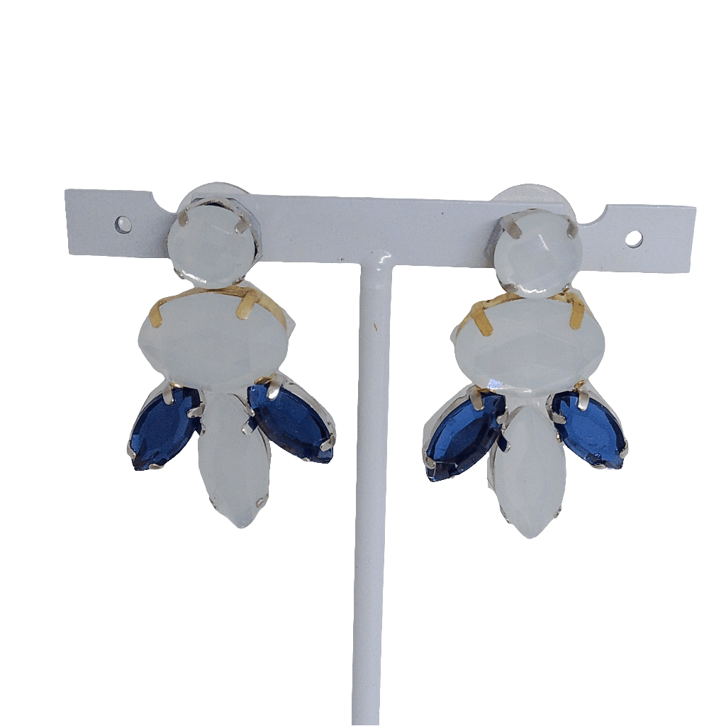 Pendientes piedras colores - Evam Joies