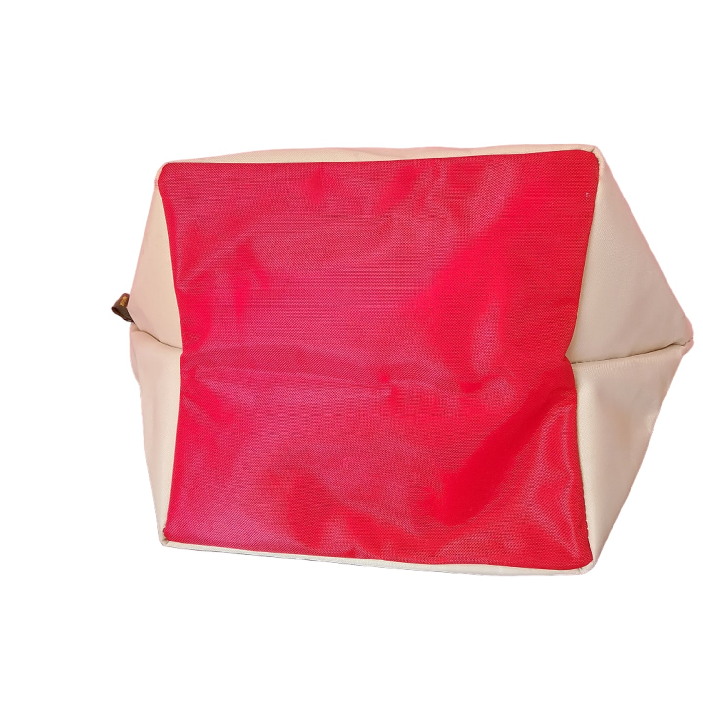 base de bolso crudo y rojo