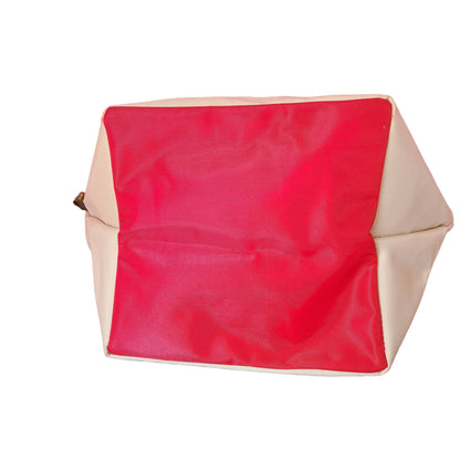 base de bolso crudo y rojo