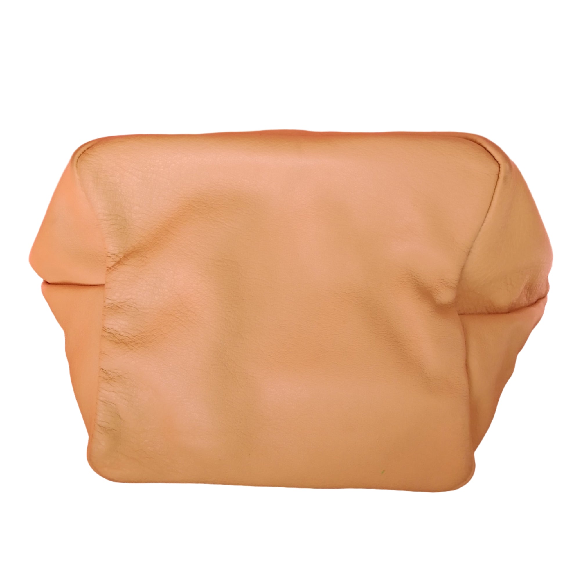 Fondo base cuadrada de bolso piel beige 