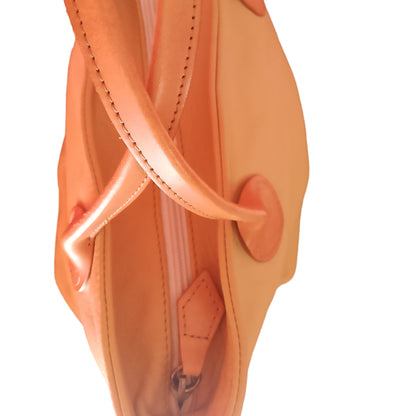 bolso m piel beige visto de arriba