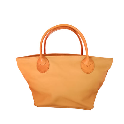 bolso m piel beige  de frente