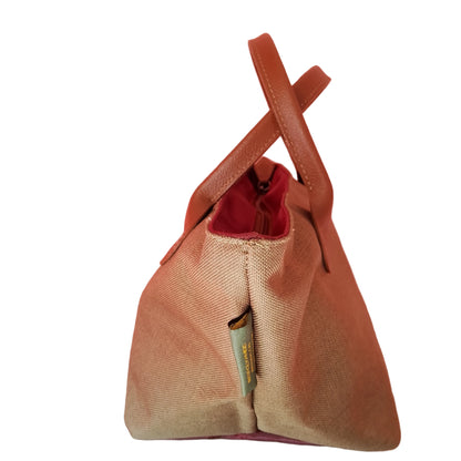 bolso m verde grana de lado