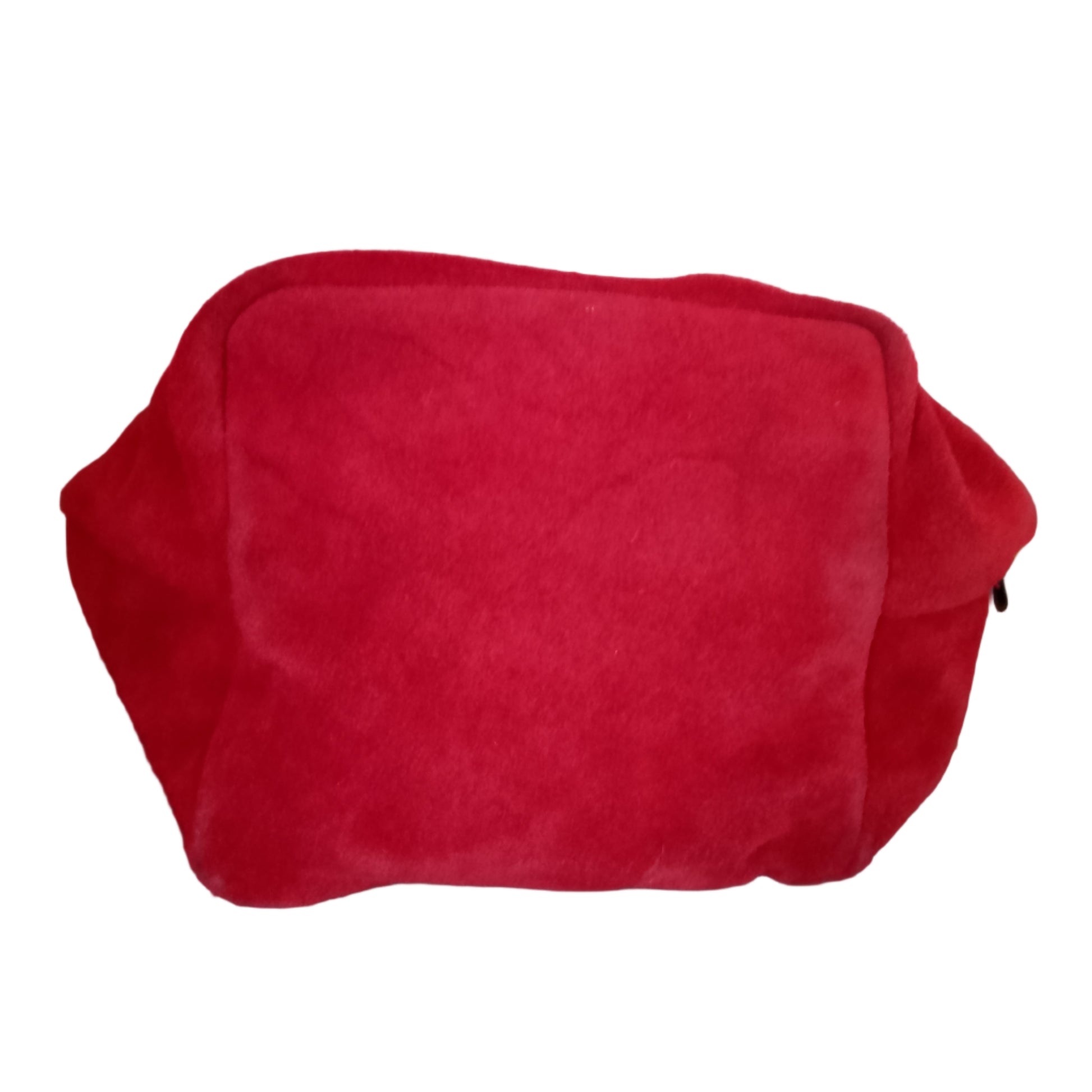 base de bolso rojo de serraje